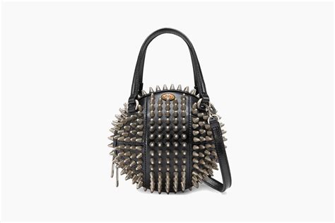 gucci spiked ball bag|Gucci spiked basketball bag.